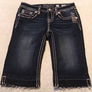 Miss Me Bermuda Shorts Girls Sz 14 NWT